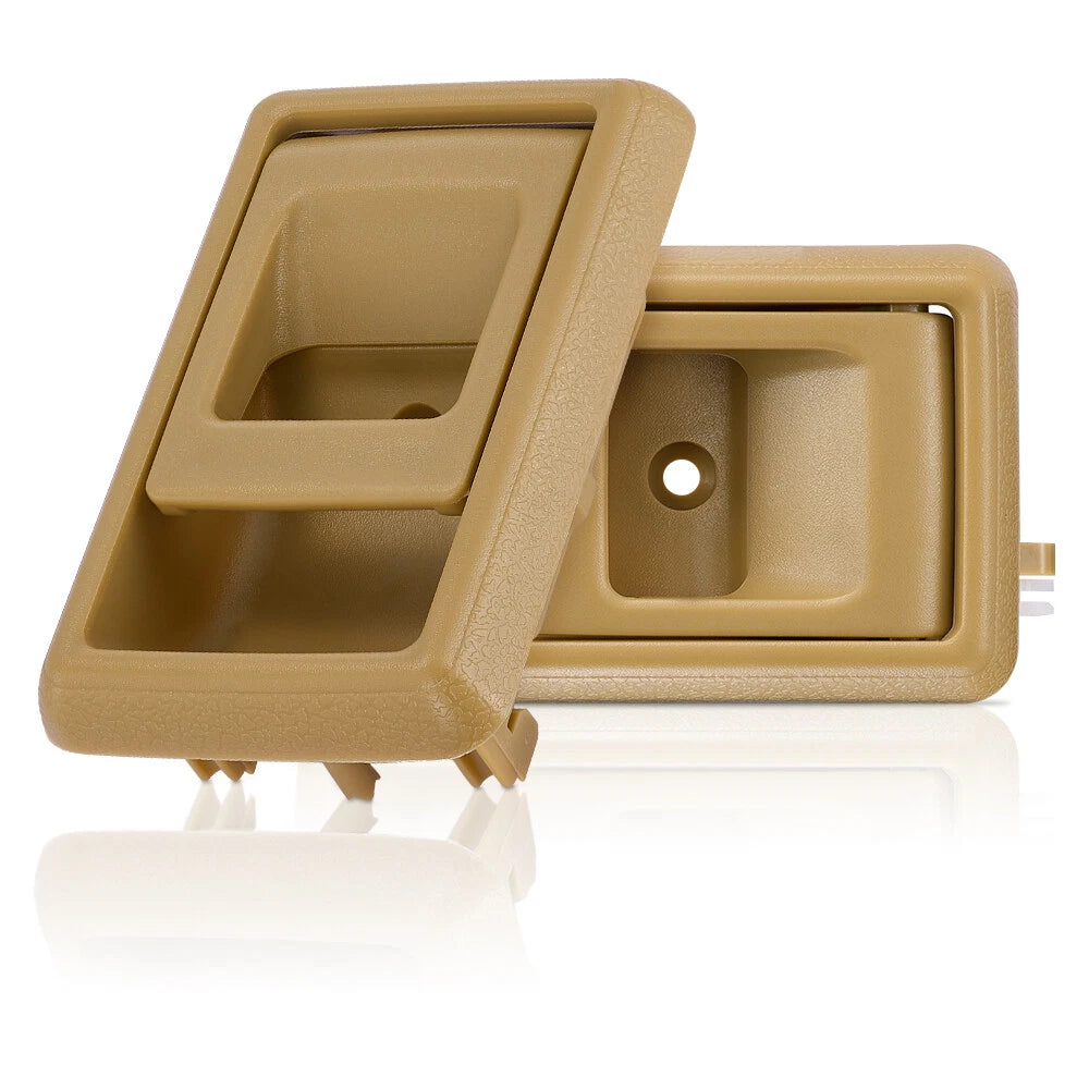 Door Handle Set of 2 Inner Front Left Right for Toyota Tacoma (1995–2000) Beige