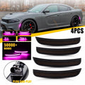 4X LED Side Marker Light Dynamic Purple Turn Signal for Dodge Charger (2015–2023)
