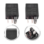 Set of 4 Relay 12V 30A 5 Pin for Automotive Truck Replacement