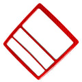 Red Interior Overhead Reading Light Frame Cover for Toyota Camry (2007-2011)