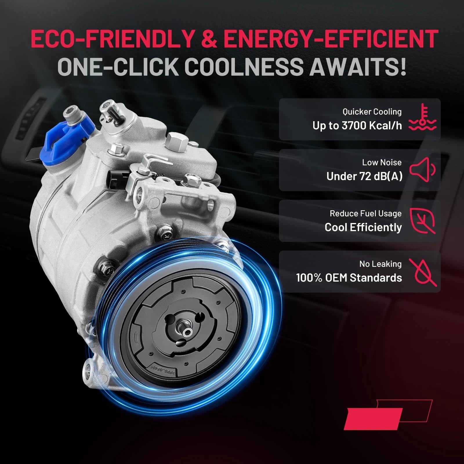 A/C Compressor for BMW 1 Series 3 Series Z4 135i 335i xDrive (2008–2016)