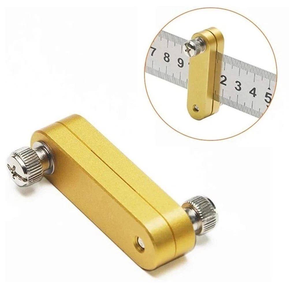 Measuring Positioning Block Steel Ruler Tool for Woodworking