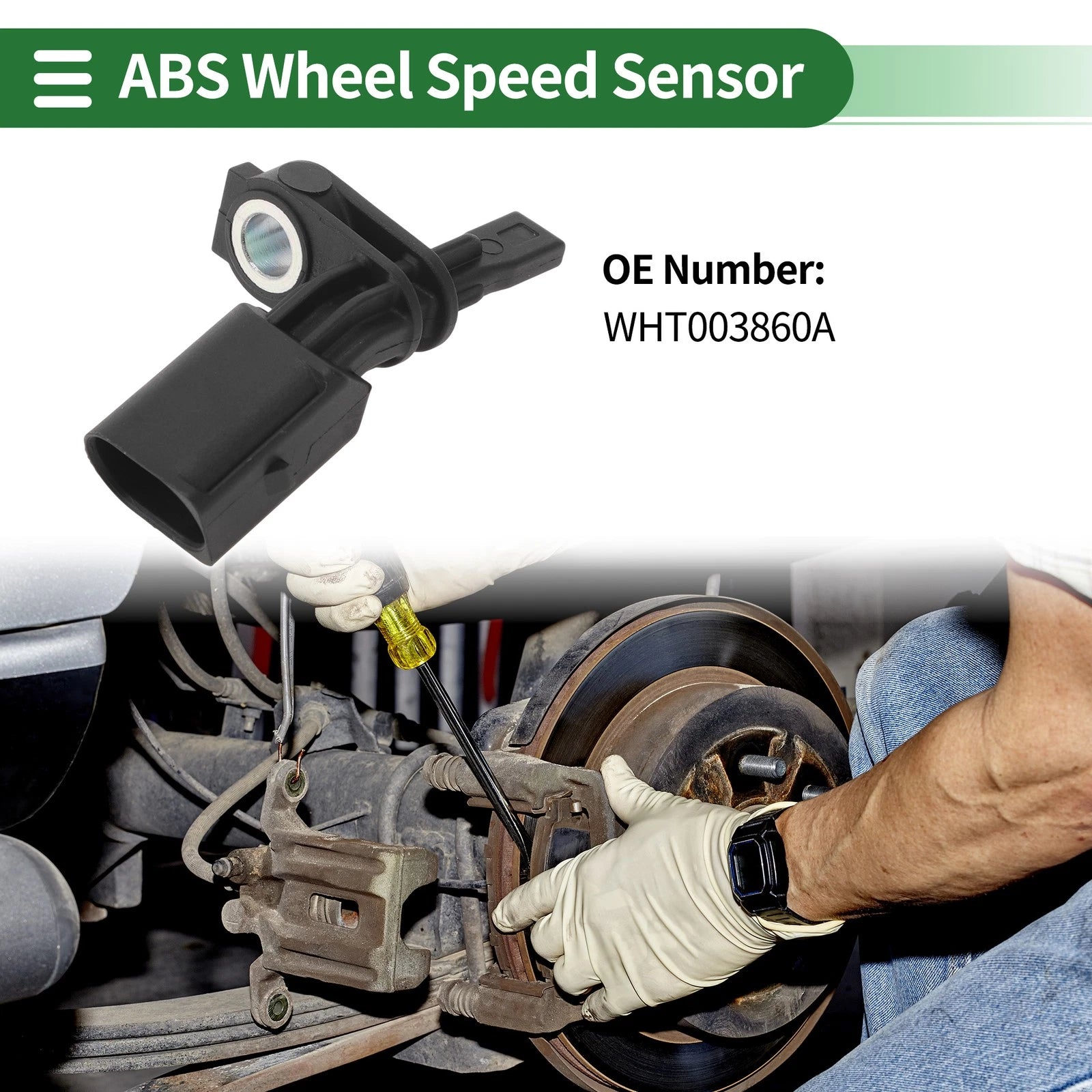 ABS Wheel Speed Sensor No.WHT003860A for Volkswagen Polo (2018–2021)