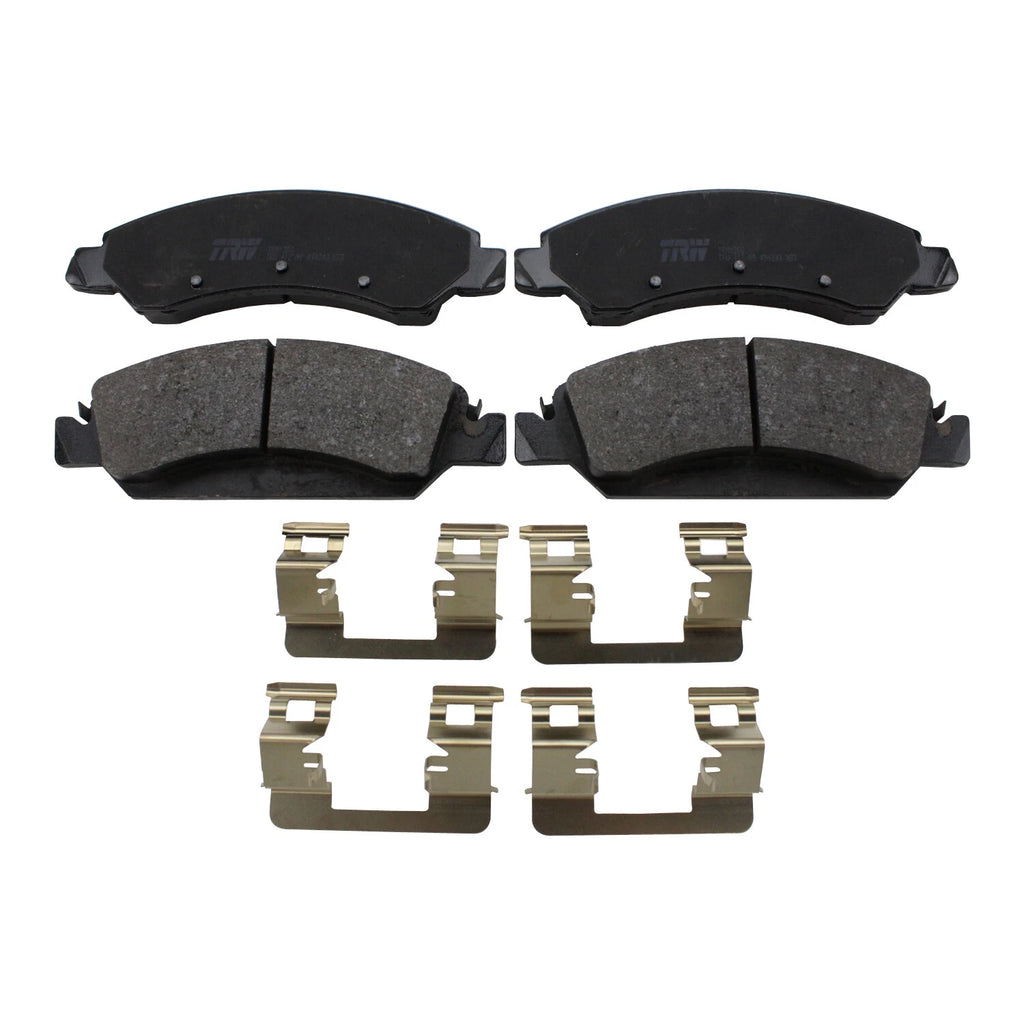 Set of 4 TRW Pro Front Metallic Brake Pads for Chevy Tahoe (2015–2020)