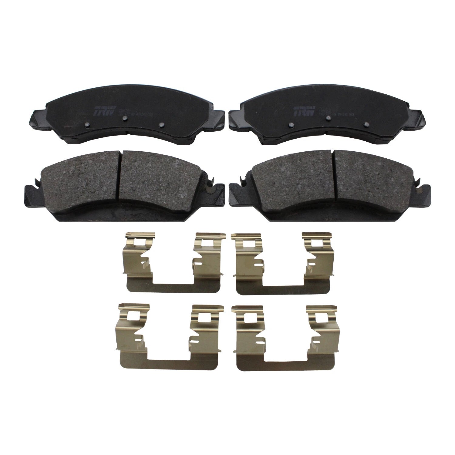 Set of 4 TRW Pro Front Metallic Brake Pads for Chevy Tahoe (2015–2020)