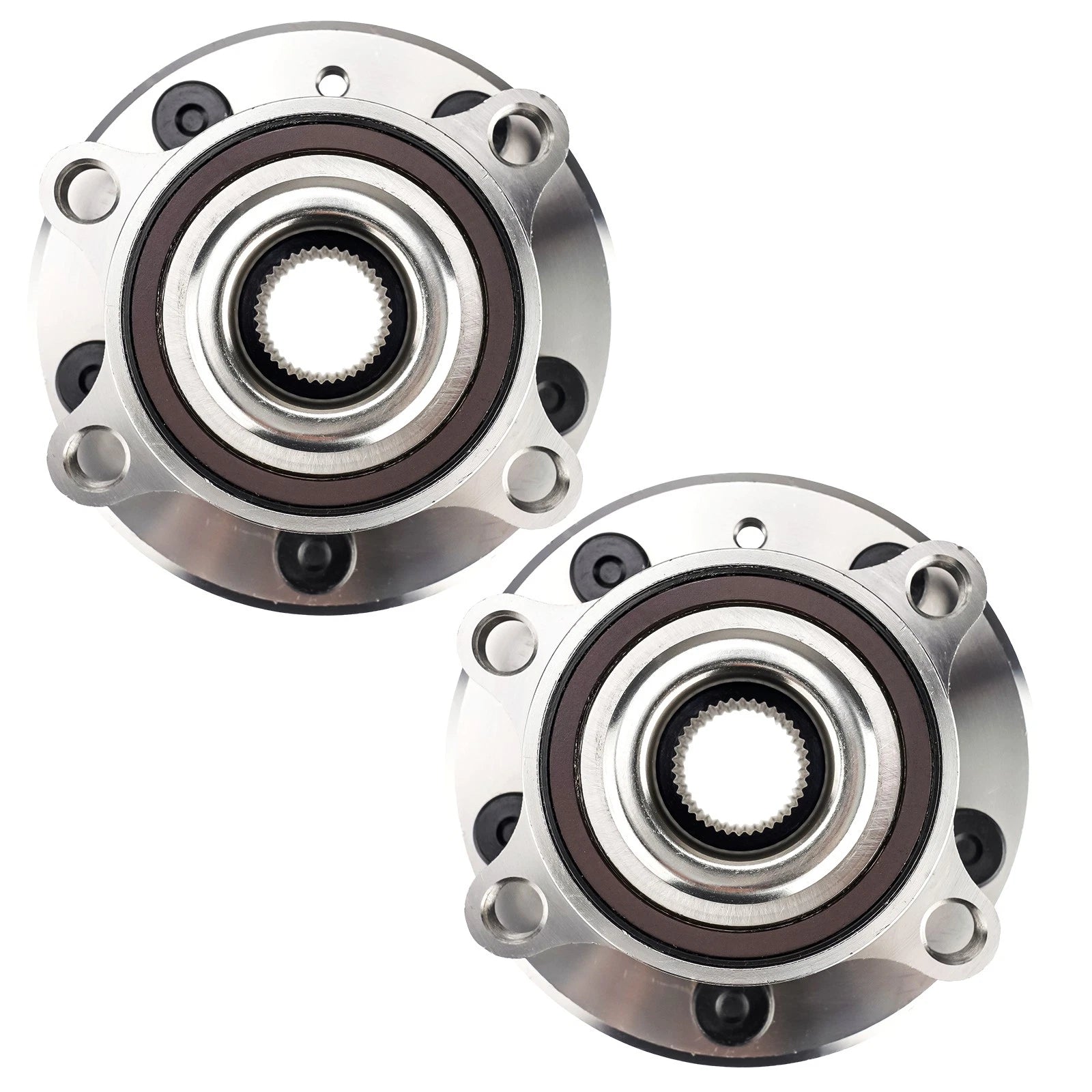 Front and Rear Wheel Hub and Bearing Assembly 2PC for Ford Explorer (2011–2019)