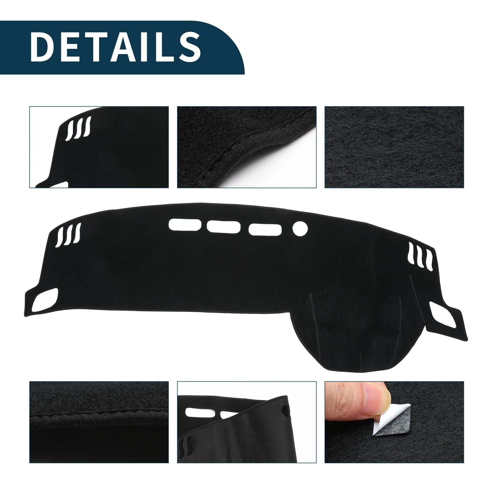 Dashboard Cover Mat for Nissan X-Trail T33 (2022–2024) Black