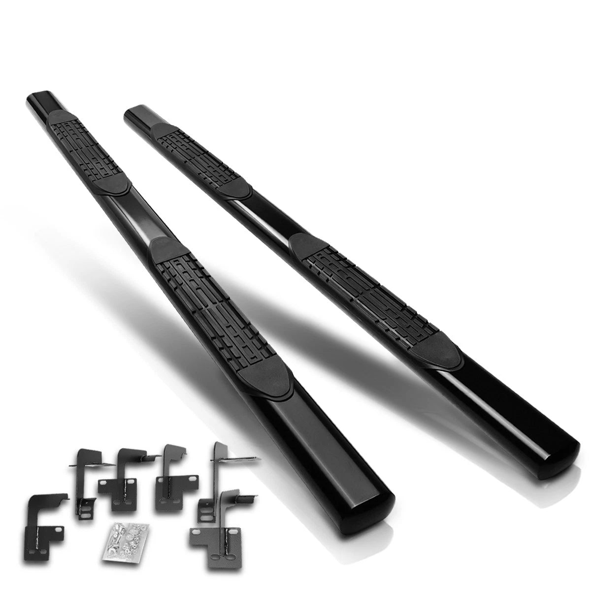 Set of 2 4" Oval Side Step Nerf Bars for RAM 1500 (2019–2020)