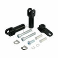 Black Passenger Footpeg Mounts for Harley Softail Slim FLS (2012-2017) FLSTSB (2008-2011)