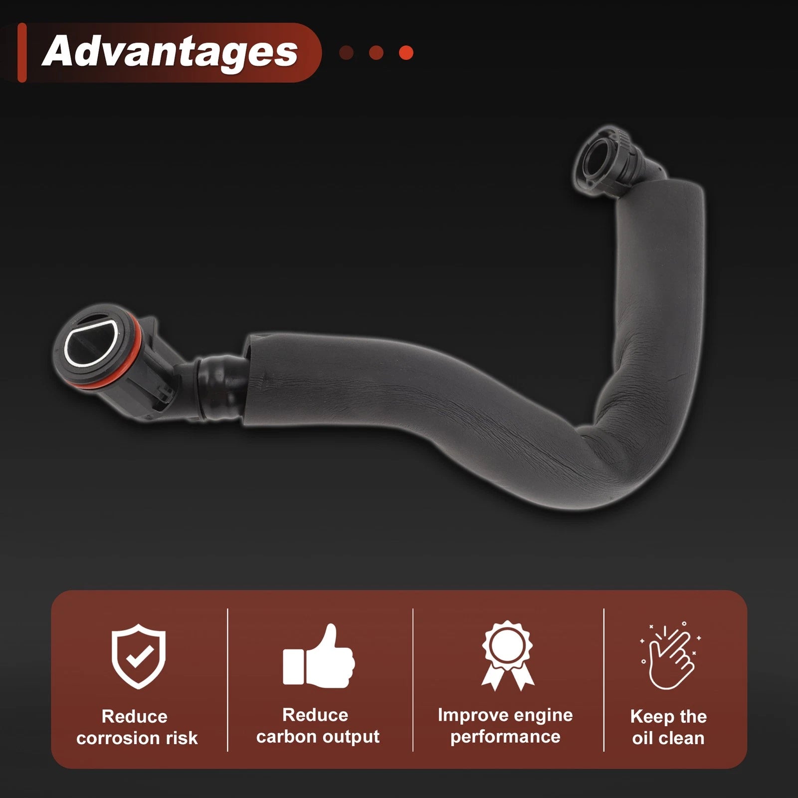 Cylinder Head Cover Vent Exhaust Hose for BMW 118i (2015–2019) 11157623745