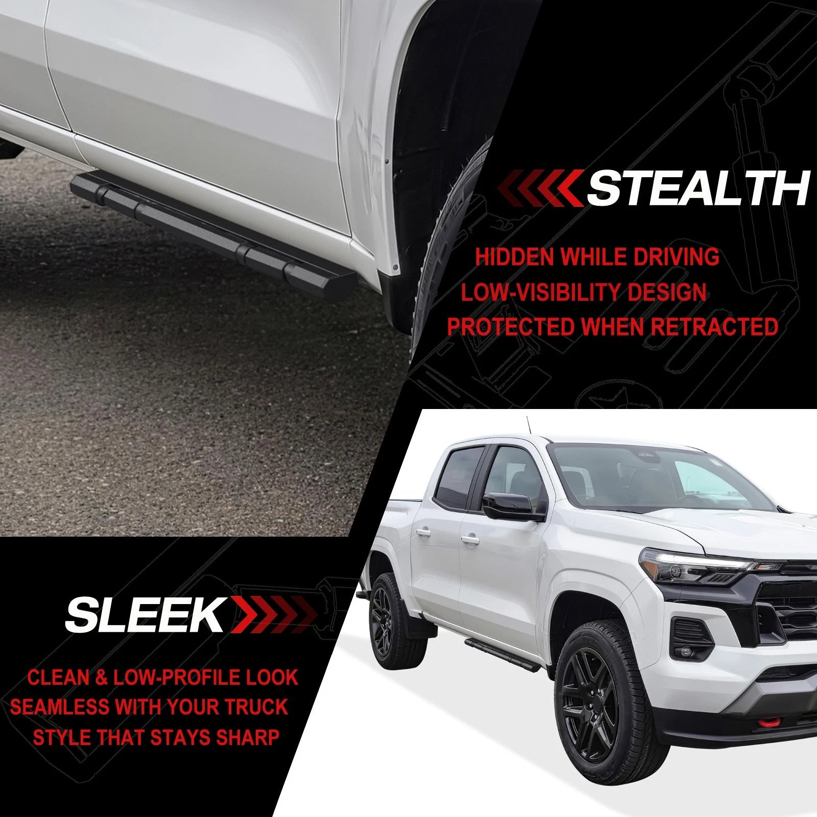 Power Drop Step for Chevy Colorado GMC Canyon Crew Cab (2015-2026)