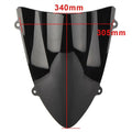 Double Bubble Windshield for Kawasaki Ninja 250R EX250 (2008-2012) Black