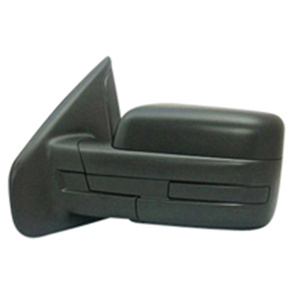 Replacement Black Textured Driver Standard Square Head Power Mirror w/o Heated