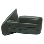 Replacement Black Textured Driver Standard Square Head Power Mirror w/o Heated