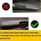 Set of 2 Door Panel Armrests for Honda Accord (2008–2012) Leather