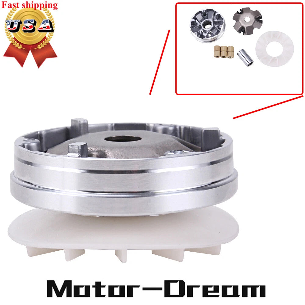 Clutch Variator Roller Fan for GY6 Scooter 50cc 49cc ATV Moped (2000–2023)