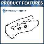 Valve Cover Gasket Set for Hyundai Grandeur (2016) 2244138010