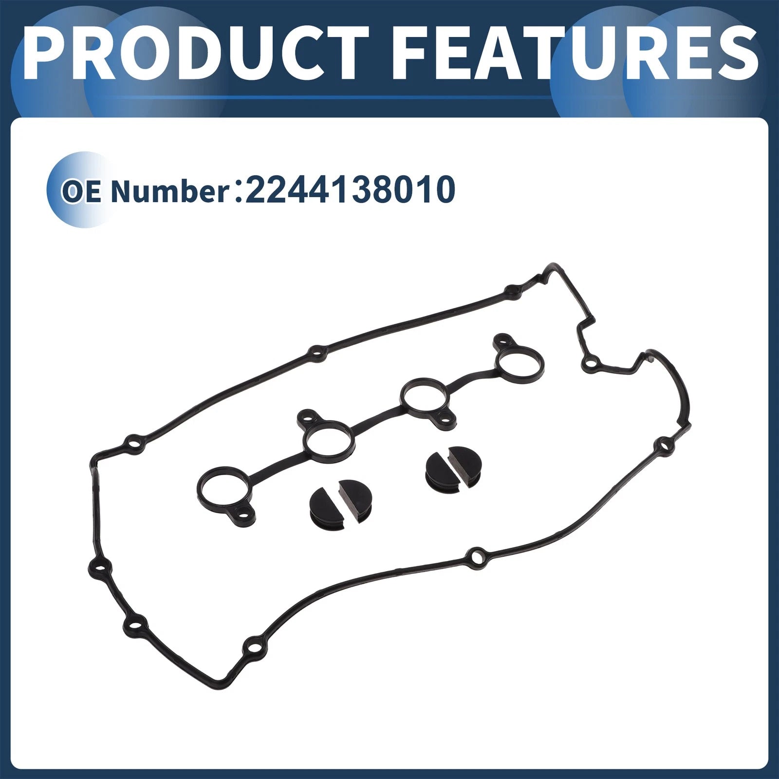 Valve Cover Gasket Set for Hyundai Grandeur (2016) 2244138010