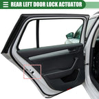 Rear Left Side Door Latch Lock Actuator for Honda Fit (2009-2014)