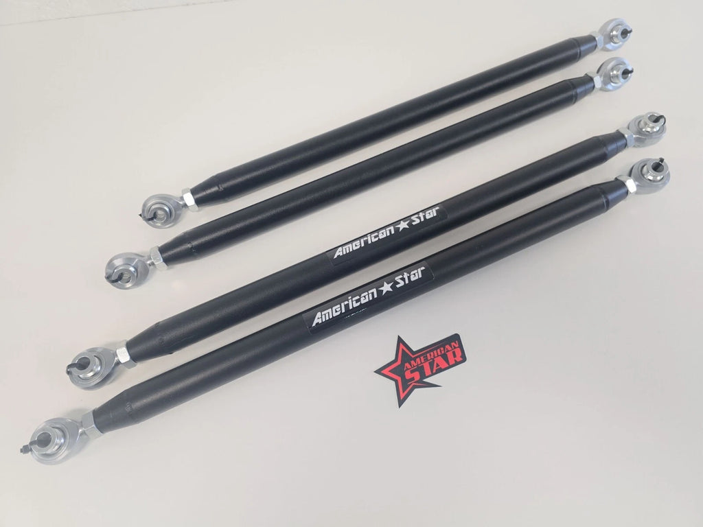 Set of 4 Radius Bars for Polaris RZR PRO XP (2020–2026) - 4130 Chromoly