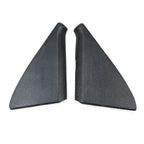 2 x Black Door Mirror Cover Trim Panel Mount for Golf MK2 (1984–1992)