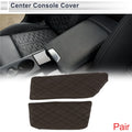 Center Console Cover with Storage Bag for BMW 5 Series (2011–2017) Deep Brown