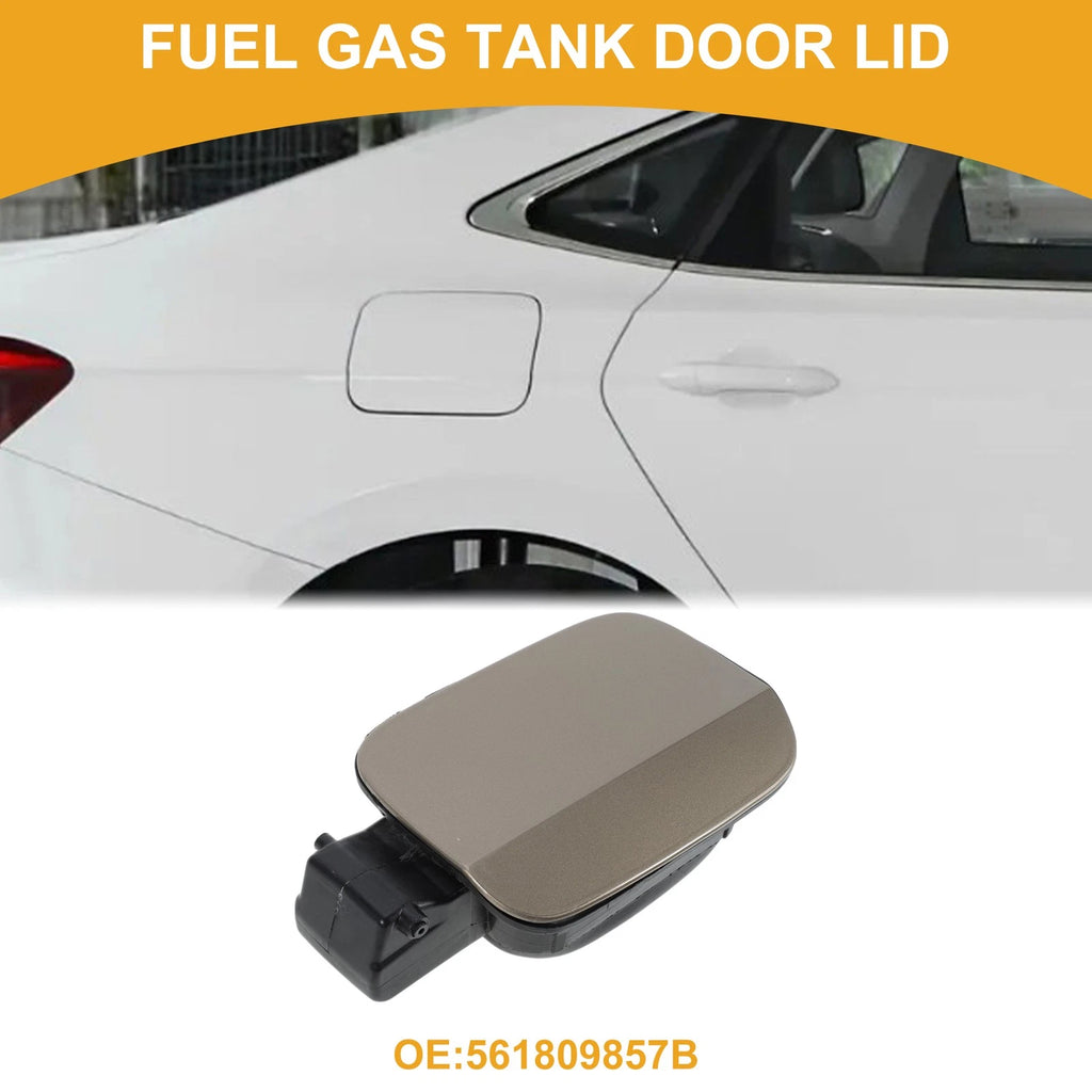 Fuel Tank Door Caps for Volkswagen Passat (2011–2018) Gold Tone