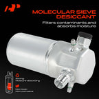 Aluminum AC Receiver Drier for Pontiac Fiero (1985–1988)