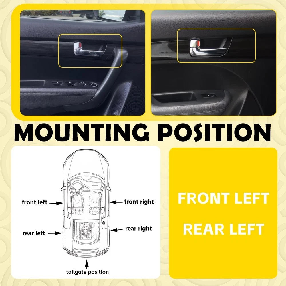 Interior Door Handle for Kia Sorento (2011-2015) Left Driver