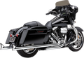 Cobra Dual Speedster Exhaust for Harley Touring (2017–2019) Chrome Fishtail