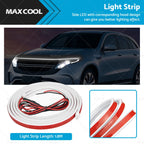 1.8M Dynamic LED DRL Car Hood Light Strip for Universal Fit