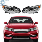 Headlight Halogen with LED DRL for Honda Accord Sedan (2016–2017)