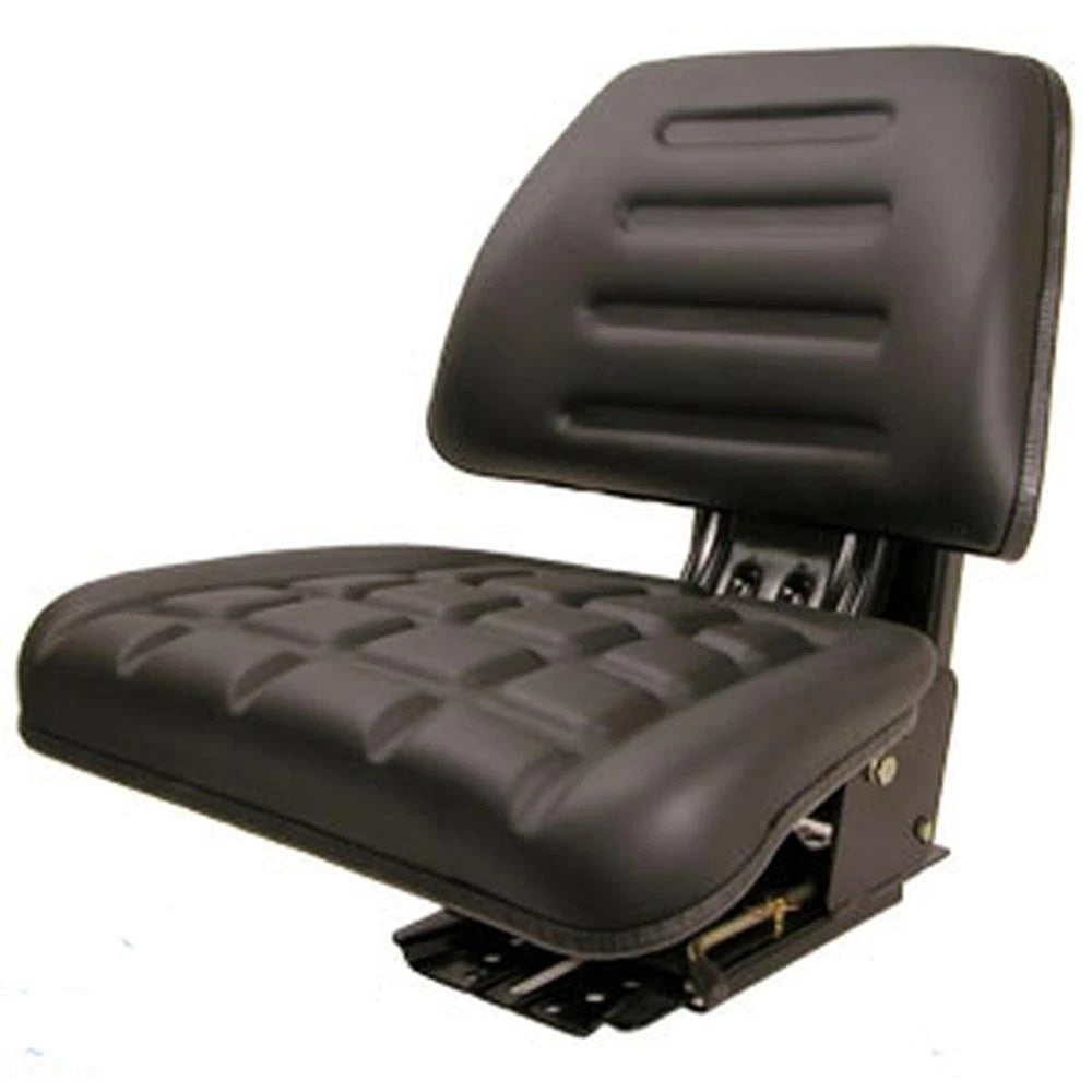Black Seat with Trapezoid Backrest for 240 30E 360 375 390 398 399 40E 50E 1694