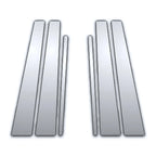 6Pc Chrome Pillar Post Covers Replacement for Cadillac Deville (2000–2005)