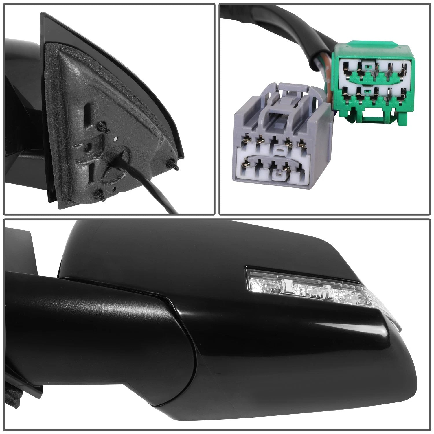 Power Heated Signal BSM Memory Side Mirror for Chevy Traverse (2009–2012)