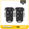 2 Smart Remote Key Fobs for Chevrolet Tahoe Silverado (2015–2019)