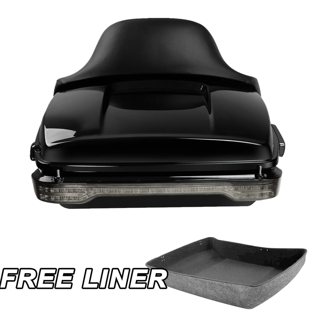Chopped Trunk Pad Tail Light Mount Rack for Harley Davidson Touring (2014–2023)