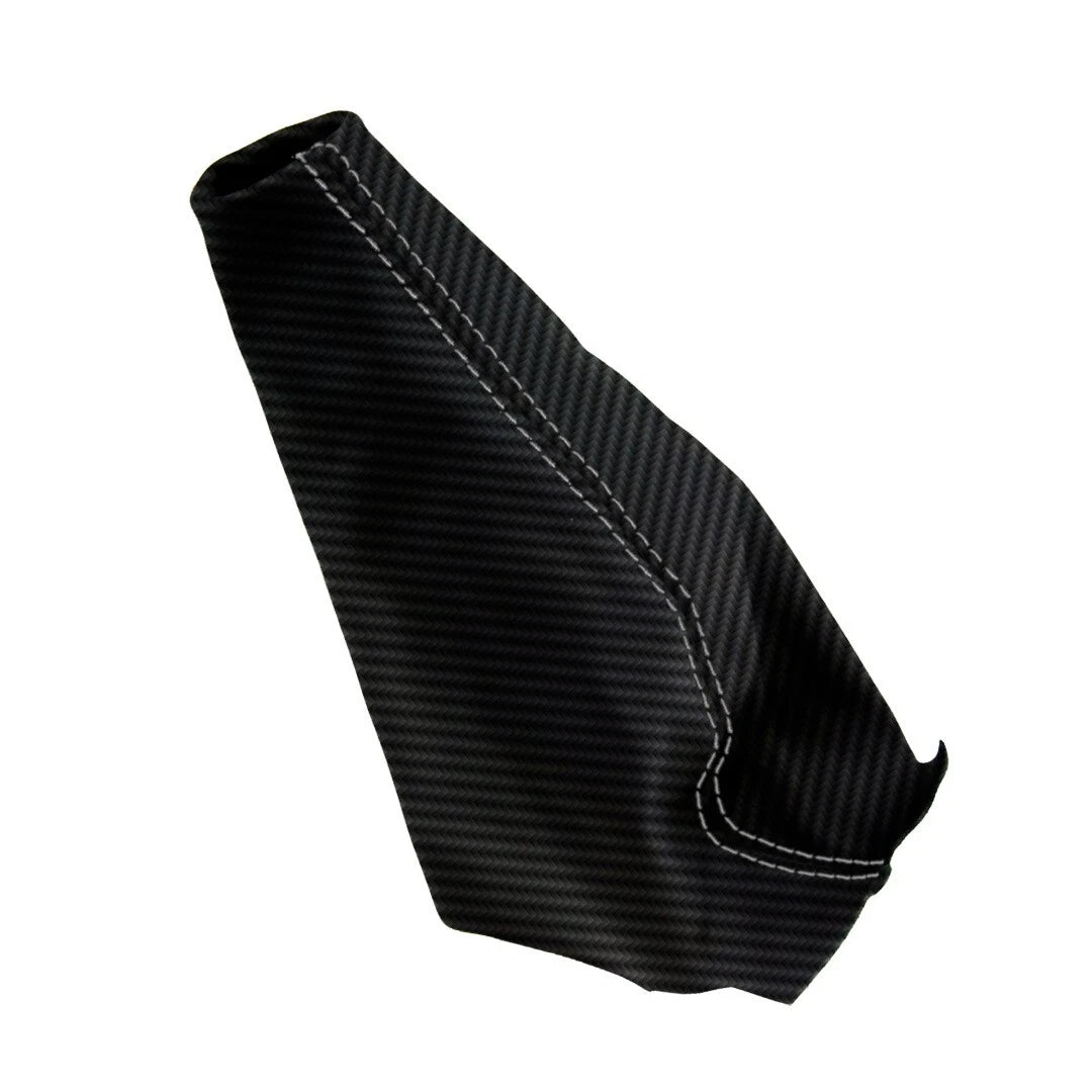 E Brake Boot Cover for Ford Escape (2005–2007) PVC Carbon Gray Stitch