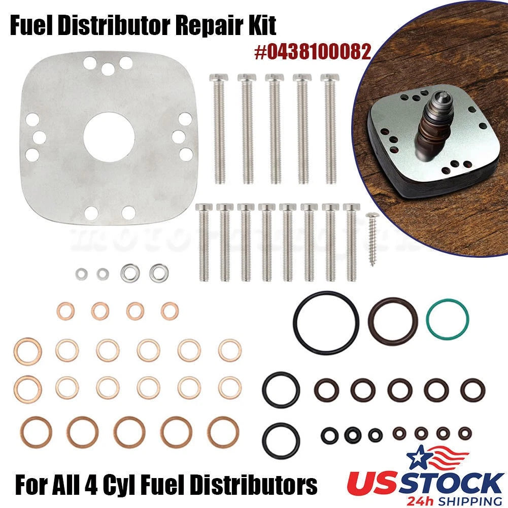 Fuel Distributor Repair Kit for Mercedes 350 450 SE SEL SL SLC (1973–1985) 0438100082