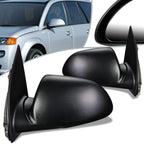 Pair of Manual Side View Door Mirrors for Saturn Vue (2002–2004) GM1320271 GM1321271