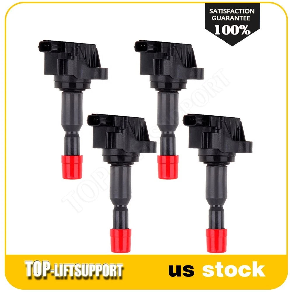 Set of 4 Ignition Coils for Honda L4 1.5L (2007–2008)