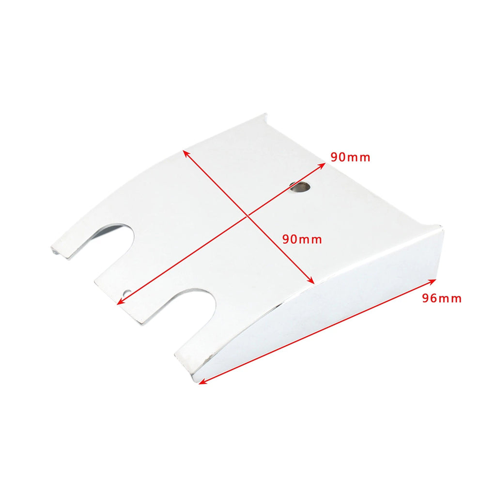 Lower Dash Extension Panel for Electra Glide Road Glide FLHT FLTC (1989–2007) Silver