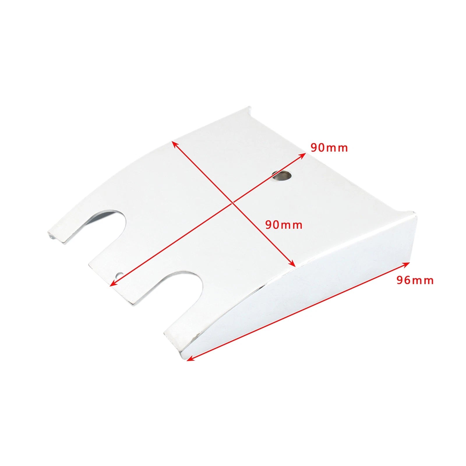 Lower Dash Extension Panel for Electra Glide Road Glide FLHT FLTC (1989–2007) Silver