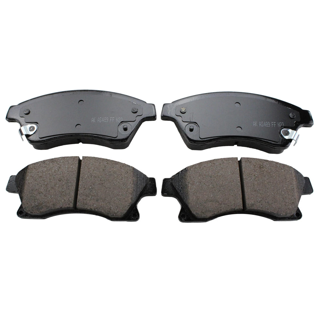 Set of 4 Akebono ProAct Ultra Front Ceramic Brake Pads for Cadillac ATS, Chevy Cruze, Sonic (2013–2019)