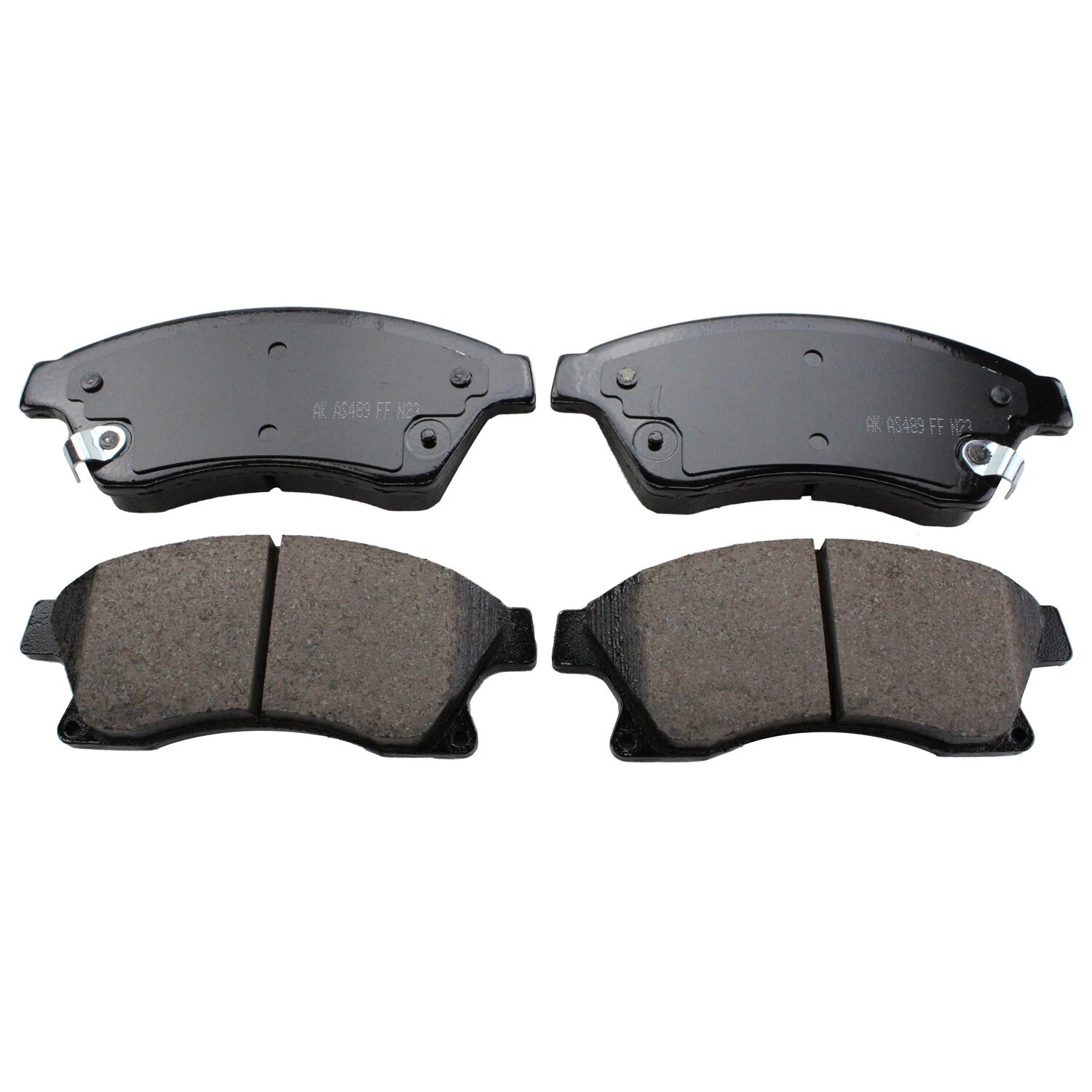 Set of 4 Akebono ProAct Ultra Front Ceramic Brake Pads for Cadillac ATS, Chevy Cruze, Sonic (2013–2019)