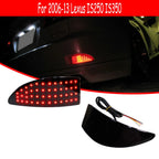 Smoked LED Bumper Reflector Tail Lights for Lexus IS250 IS350 (2006–2013)
