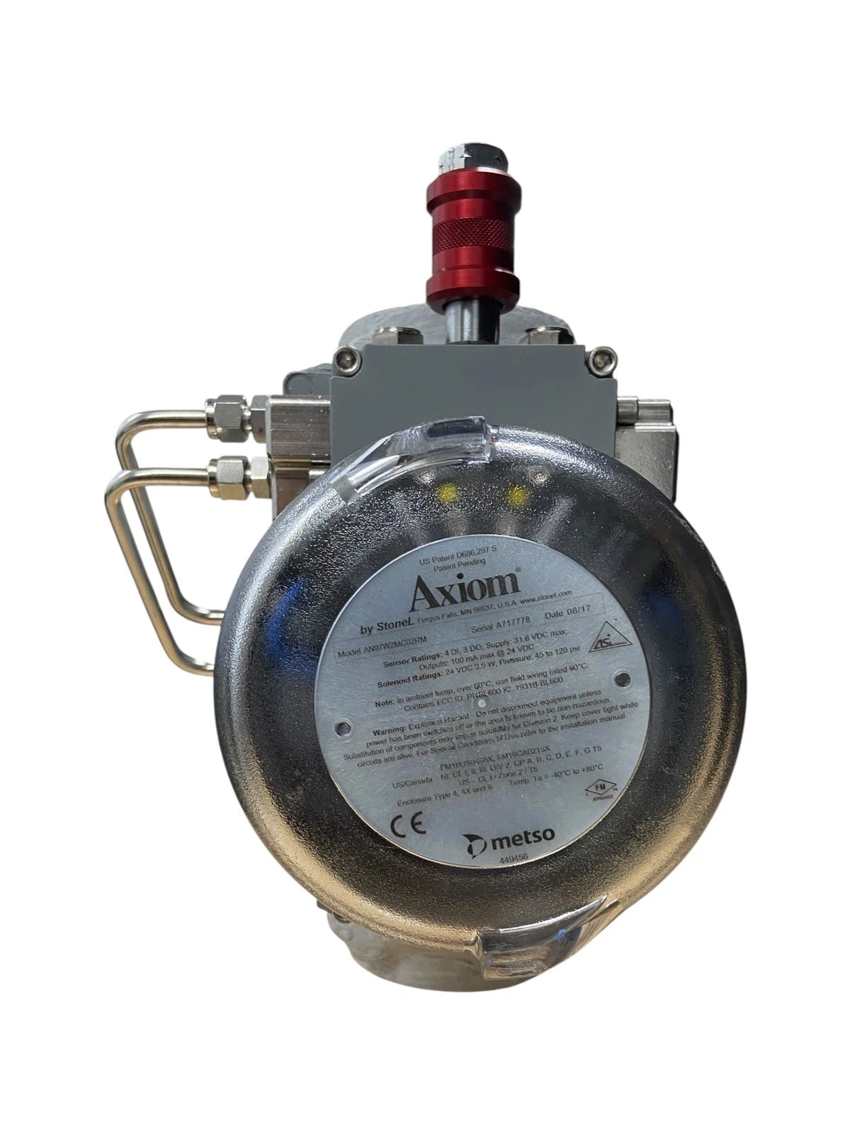 Bray S41 Butterfly Valve 4" w/ Actuator & Solenoid for Axium AN97 Controller
