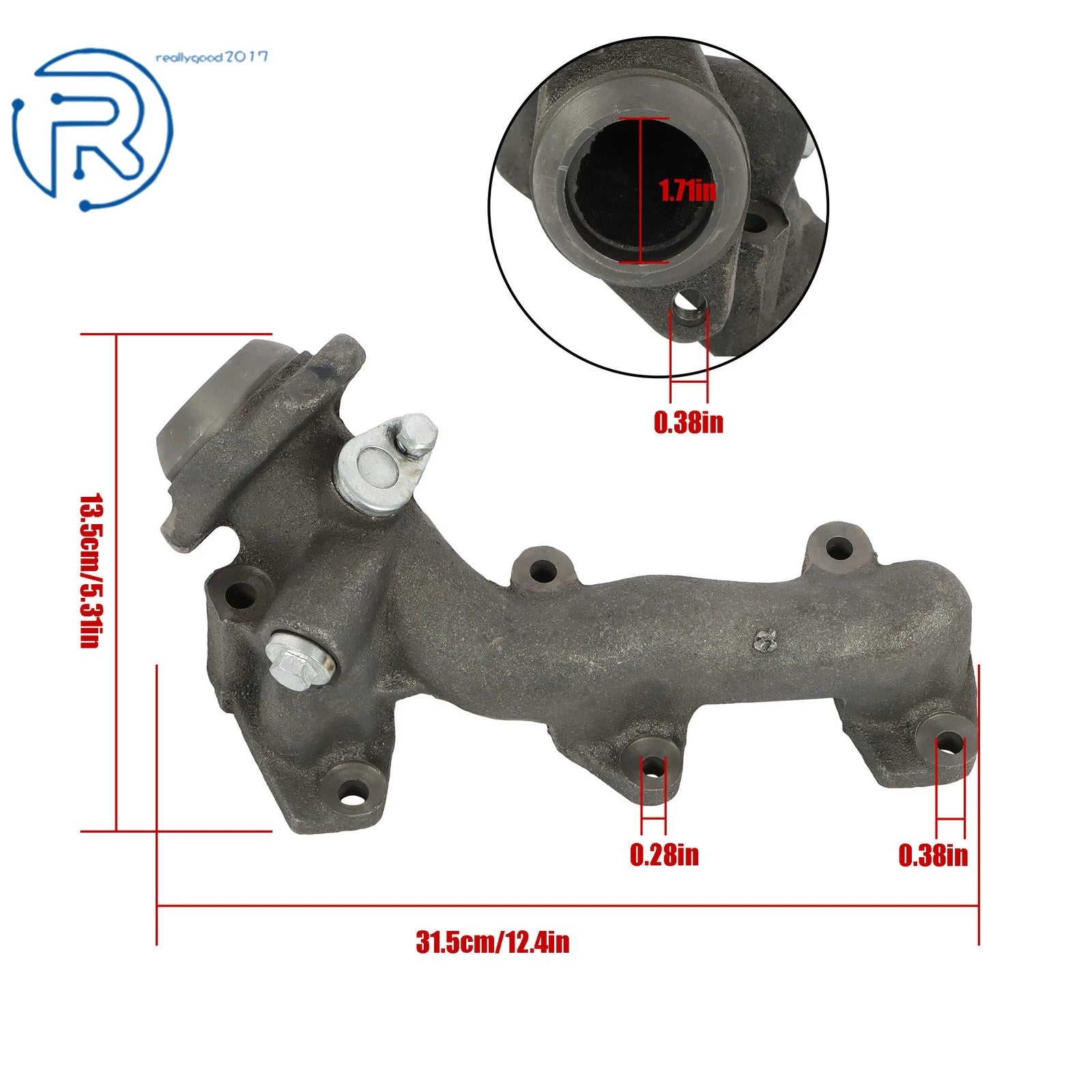 674-413 Driver Side Exhaust Manifold Kit for Ford Ranger (1997–2000)