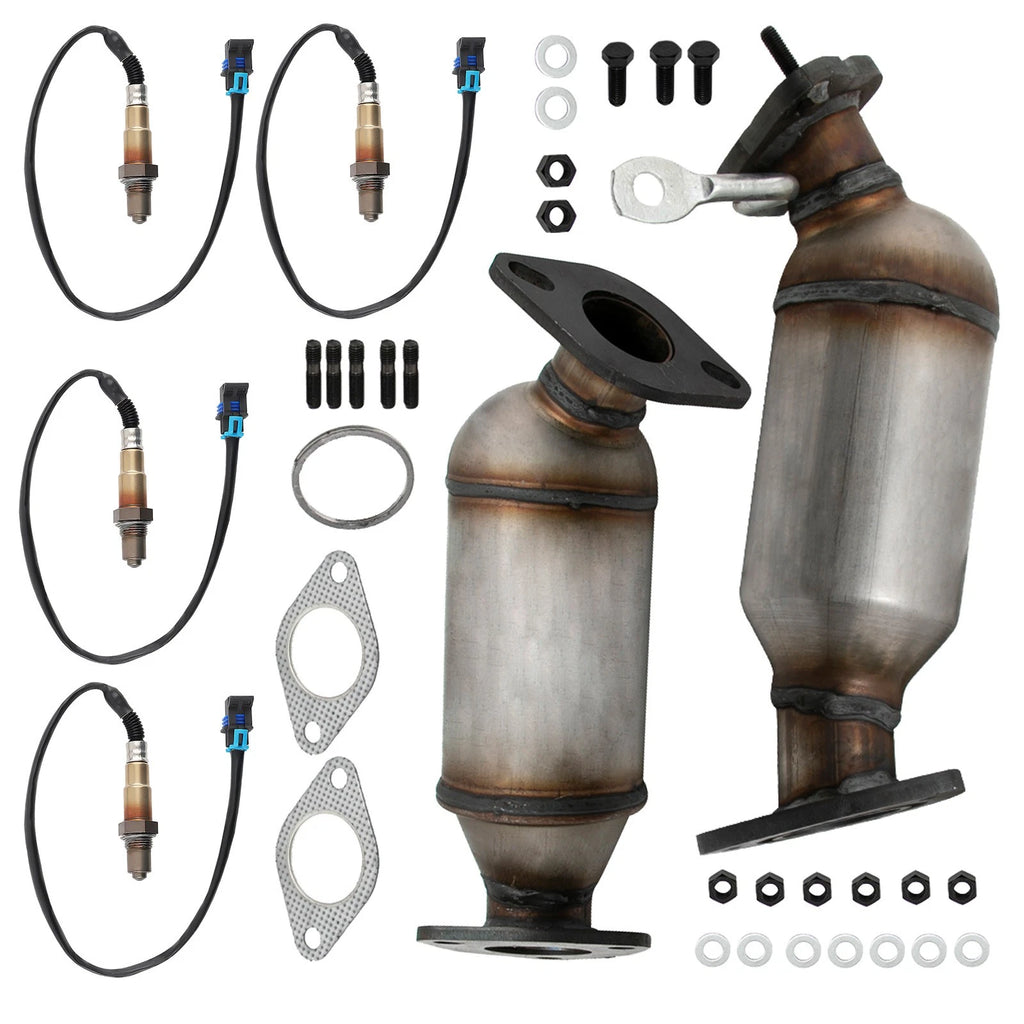 Catalytic Converter Set with Oxygen Sensor for Enclave Traverse Acadia (2012-2017)