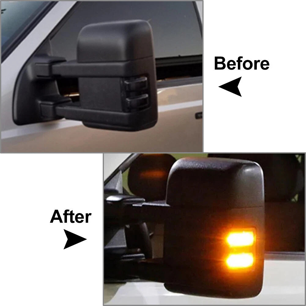 LED Dynamic Side Mirror Turn Signal Light for Ford F250 F350 F450 F550 (2008–2016)